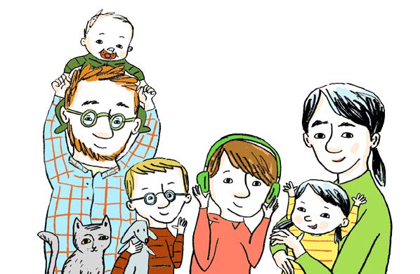 Livet är nu, tecknad familj