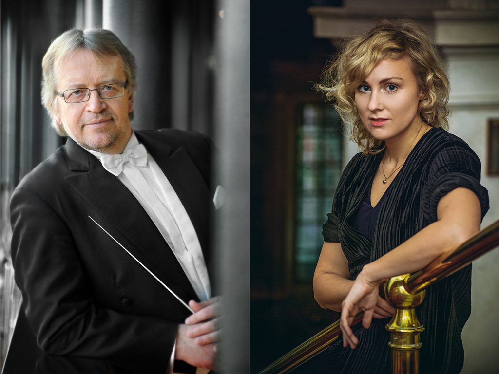 Dirigent Paul Mägi och sopran Sofie Asplund