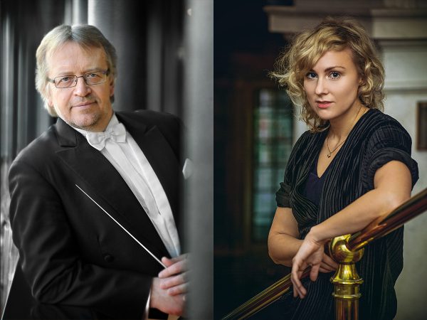 Dirigent Paul Mägi och sopran Sofie Asplund